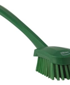 Vikan Hard long Handle Washing Brush Green 415mm
