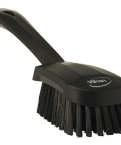 Vikan Hard Short Handle Washing Brush Black 270mm