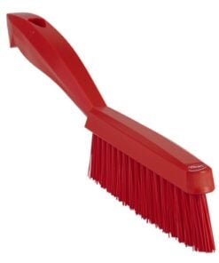 Vikan Hard Narrow Short Handle Hand Brush Red 300mm