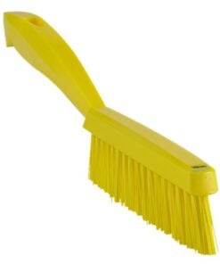 Vikan Hard Narrow Short Handle Hand Brush Yellow 300mm