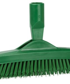 Vikan Hard Crevice Scrub Broom Green 225mm