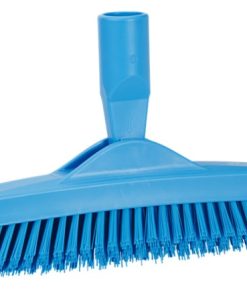 Vikan Hard Crevice Scrub Broom Blue 225mm
