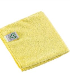 Vileda r-MicroTuff Swift Microfiber Cloth Yellow (Pack of 5)