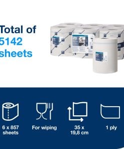 Alternative view of Tork Reflex™ Wiping Paper Refill ( Pack of 6)